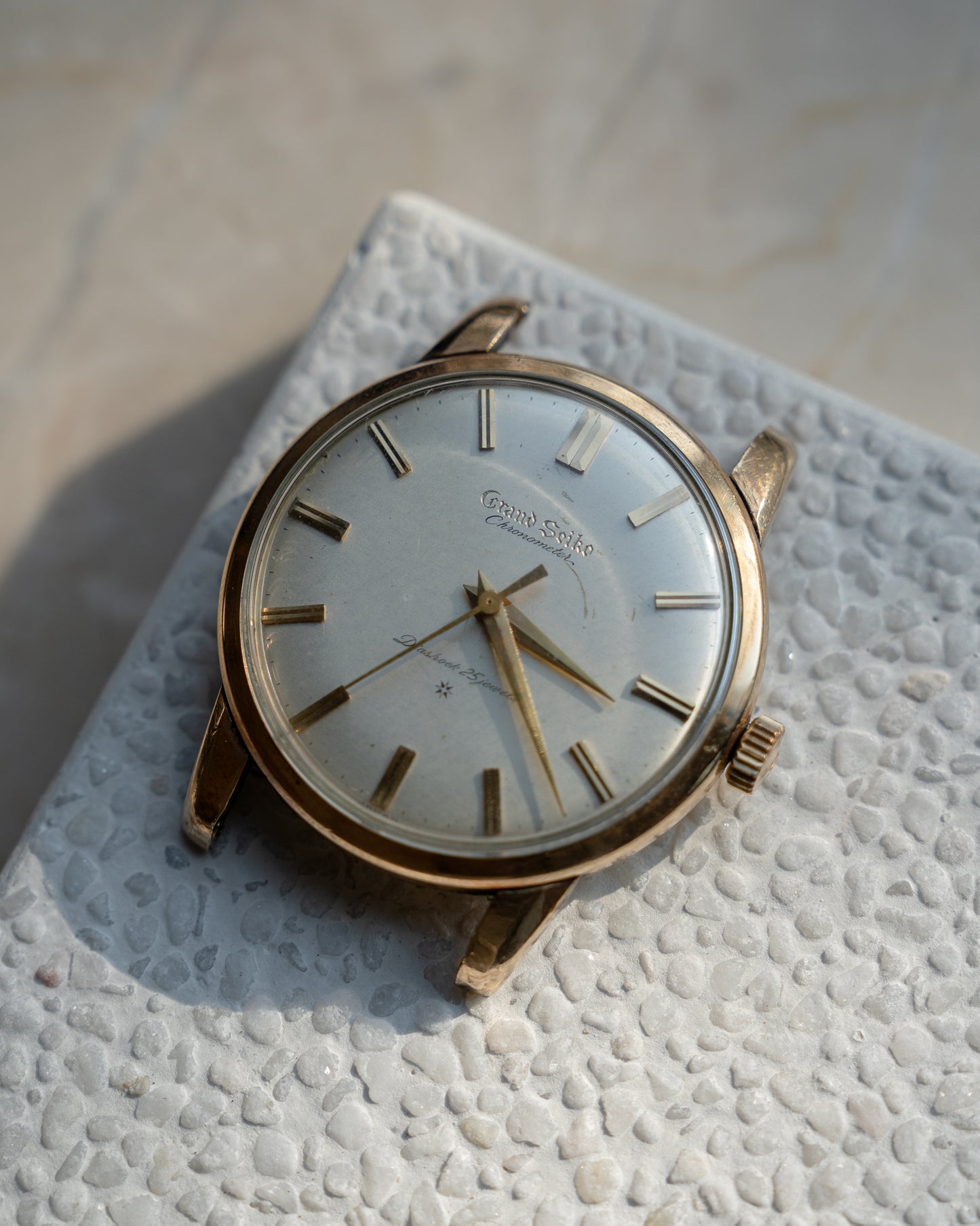 Grand Seiko First carved dial June 1960 split 12 "special dial"