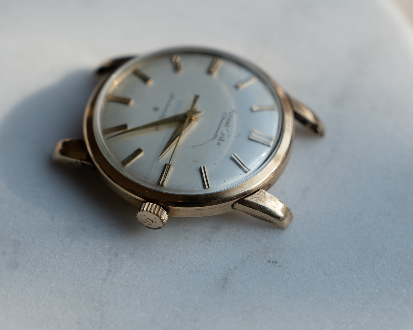 Grand Seiko First carved dial June 1960 split 12 "special dial"