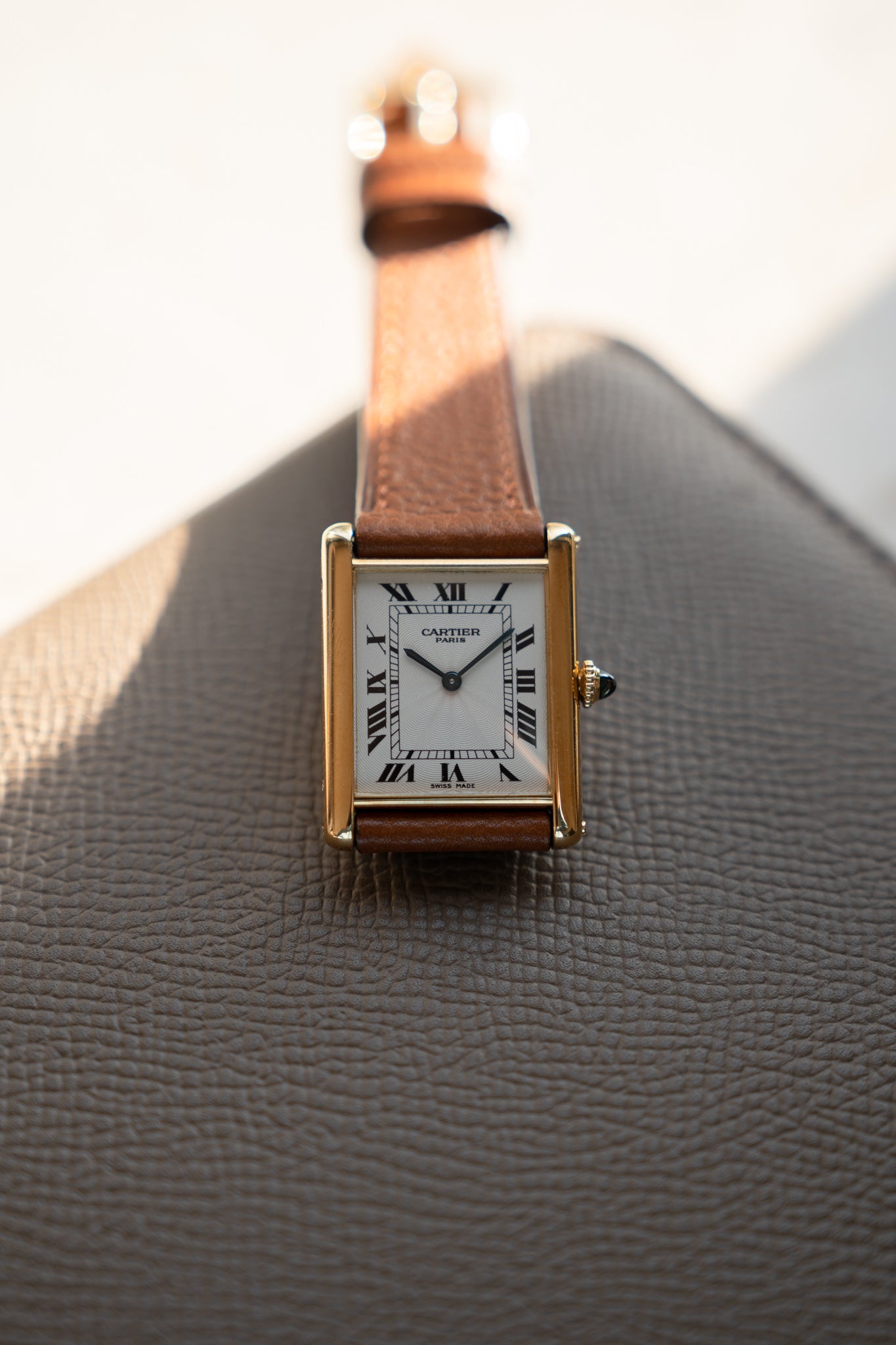 Cartier Tank Louis in yellow gold from the CPCP collection