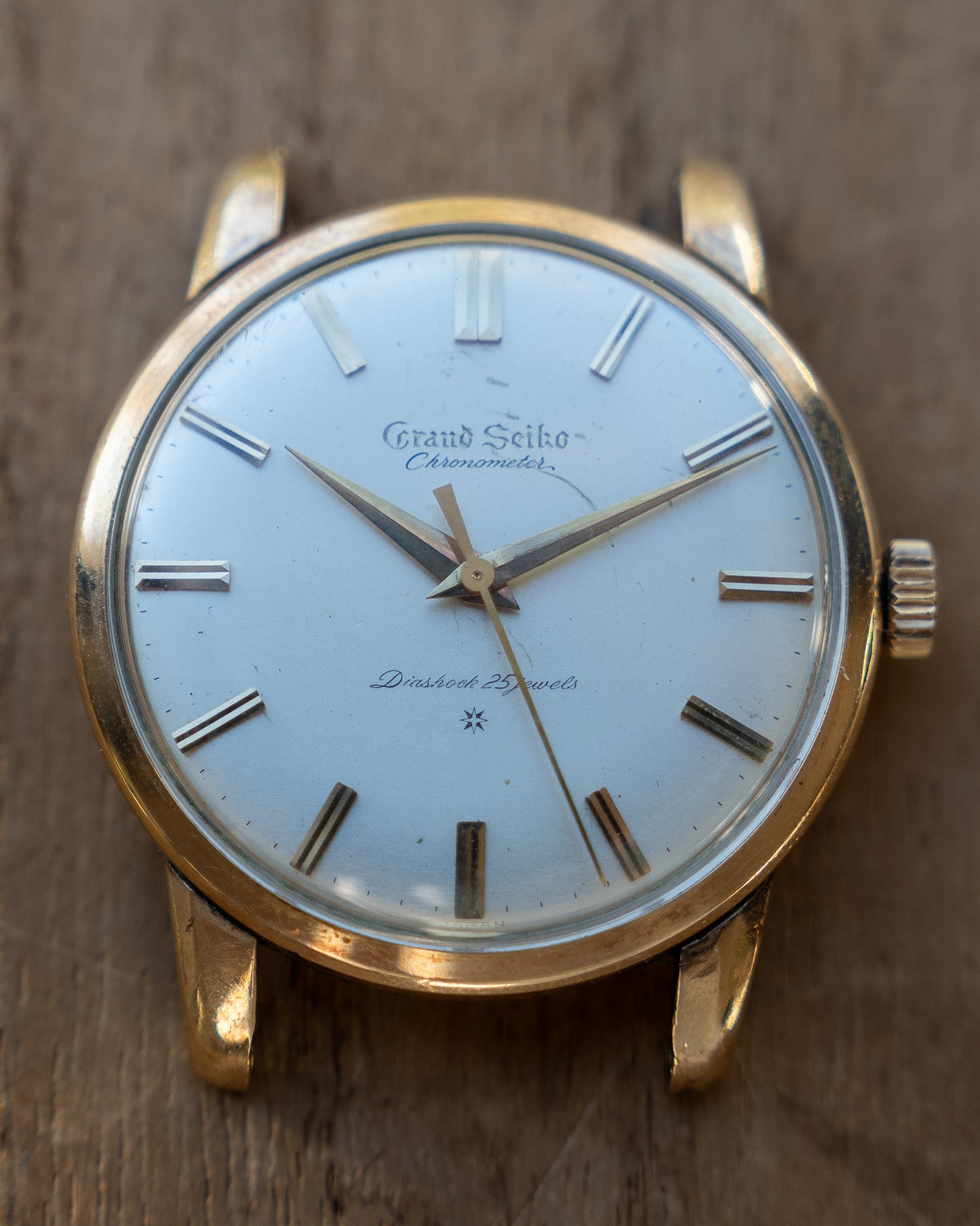 Grand Seiko First carved dial June 1960 split 12 "special dial"