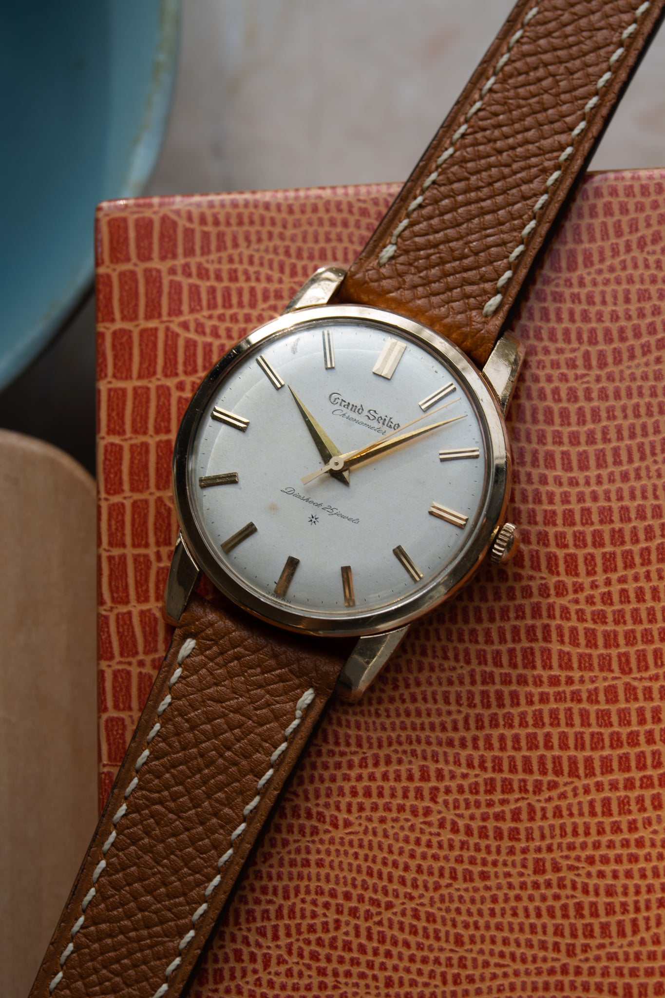 Grand Seiko First carved dial 1961 split 12 "special dial"