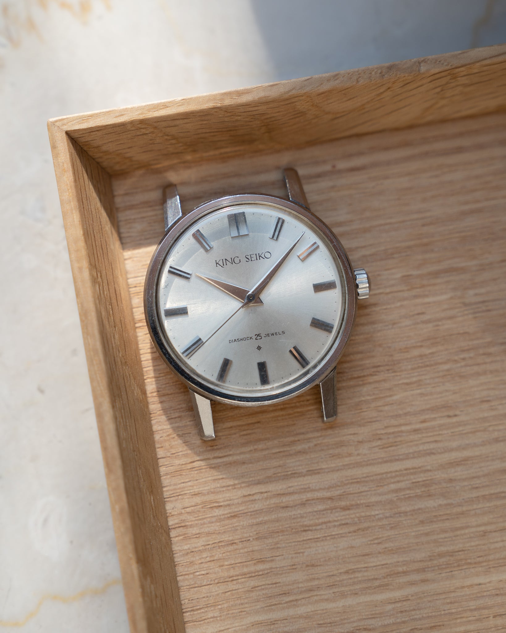 King Seiko 1st Stainless Steel "special dial" type 14 January 1963