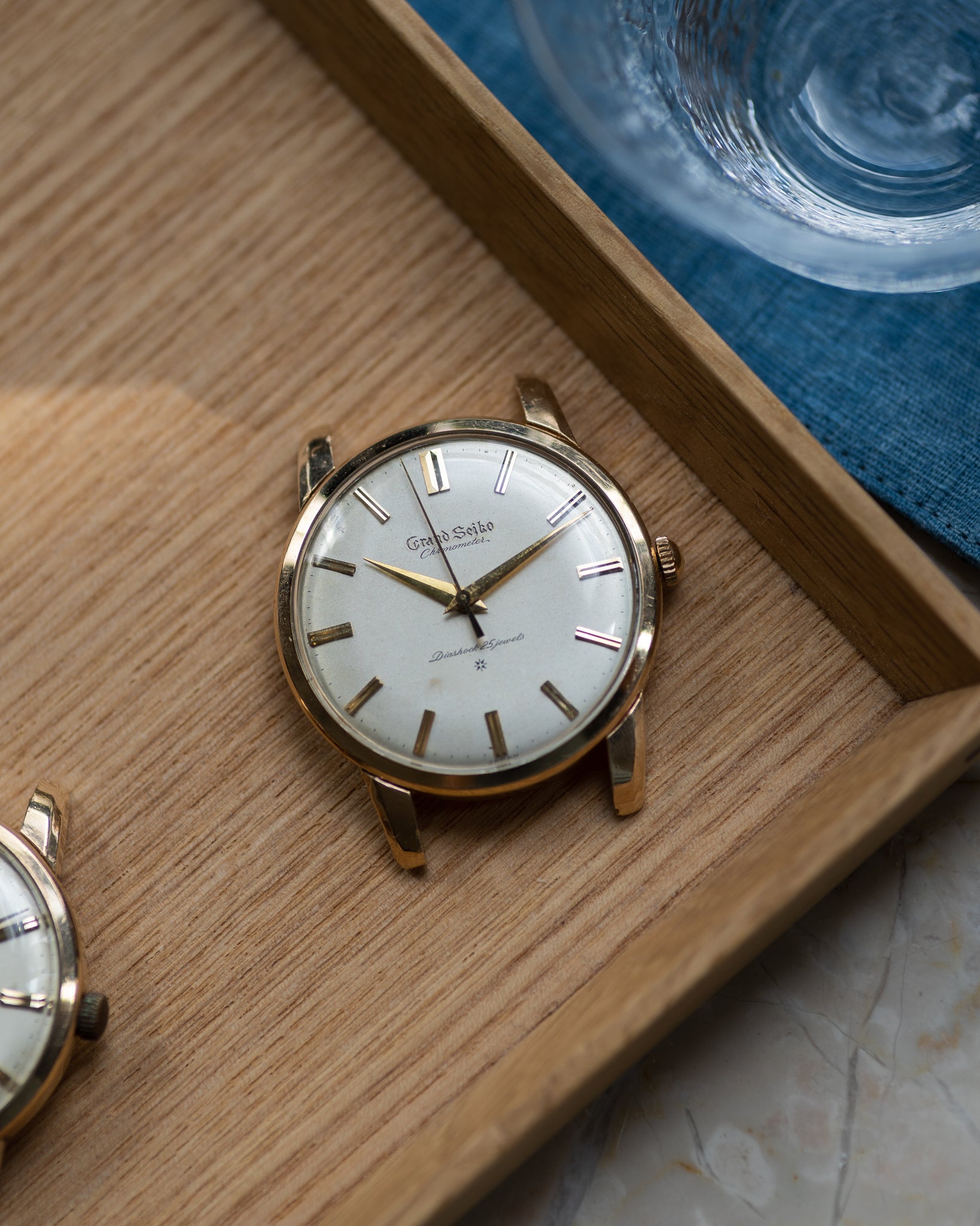 Grand Seiko First carved dial 1961 split 12 "special dial"