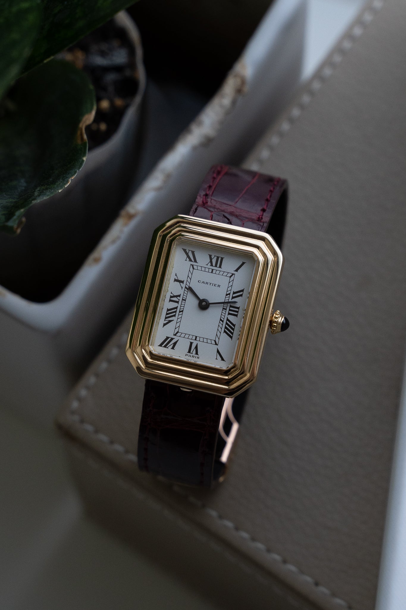 Cartier Cristallor 18k Yellow Gold Paris Dial box guarantee