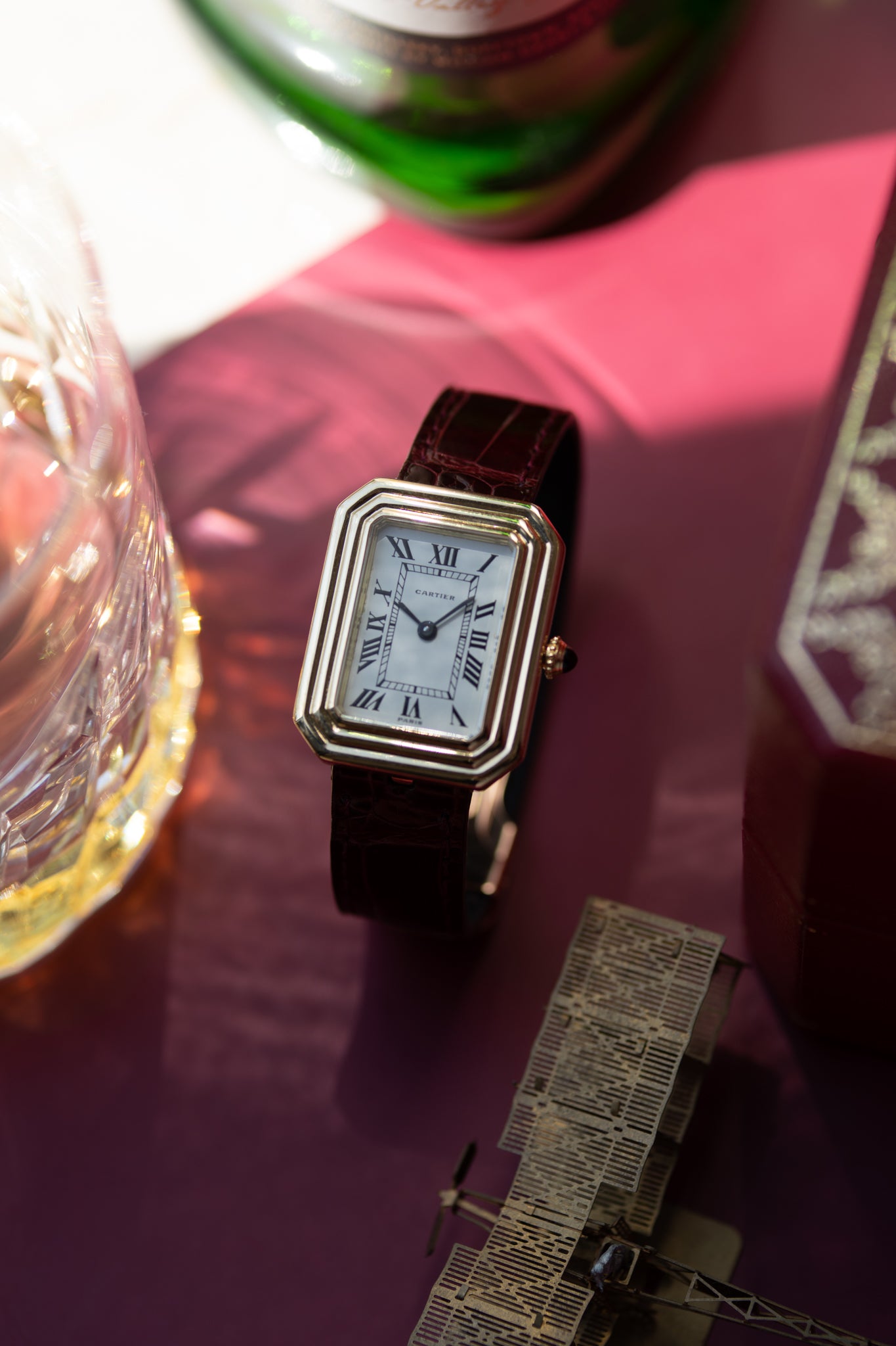 Cartier Cristallor 18k Yellow Gold, Paris Dial - box& guarantee card