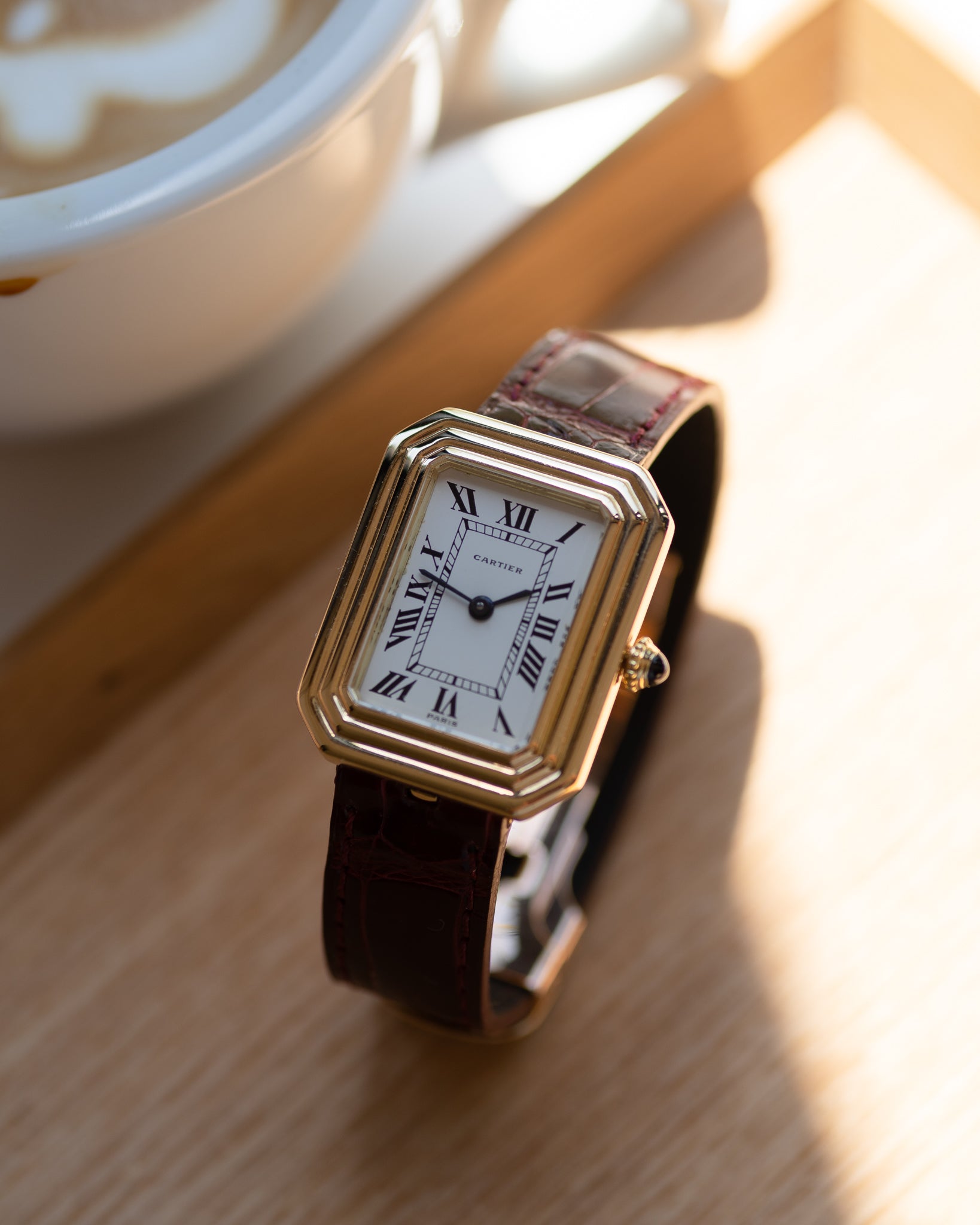 Cartier Cristallor 18k Yellow Gold, Paris Dial - box& guarantee card ...