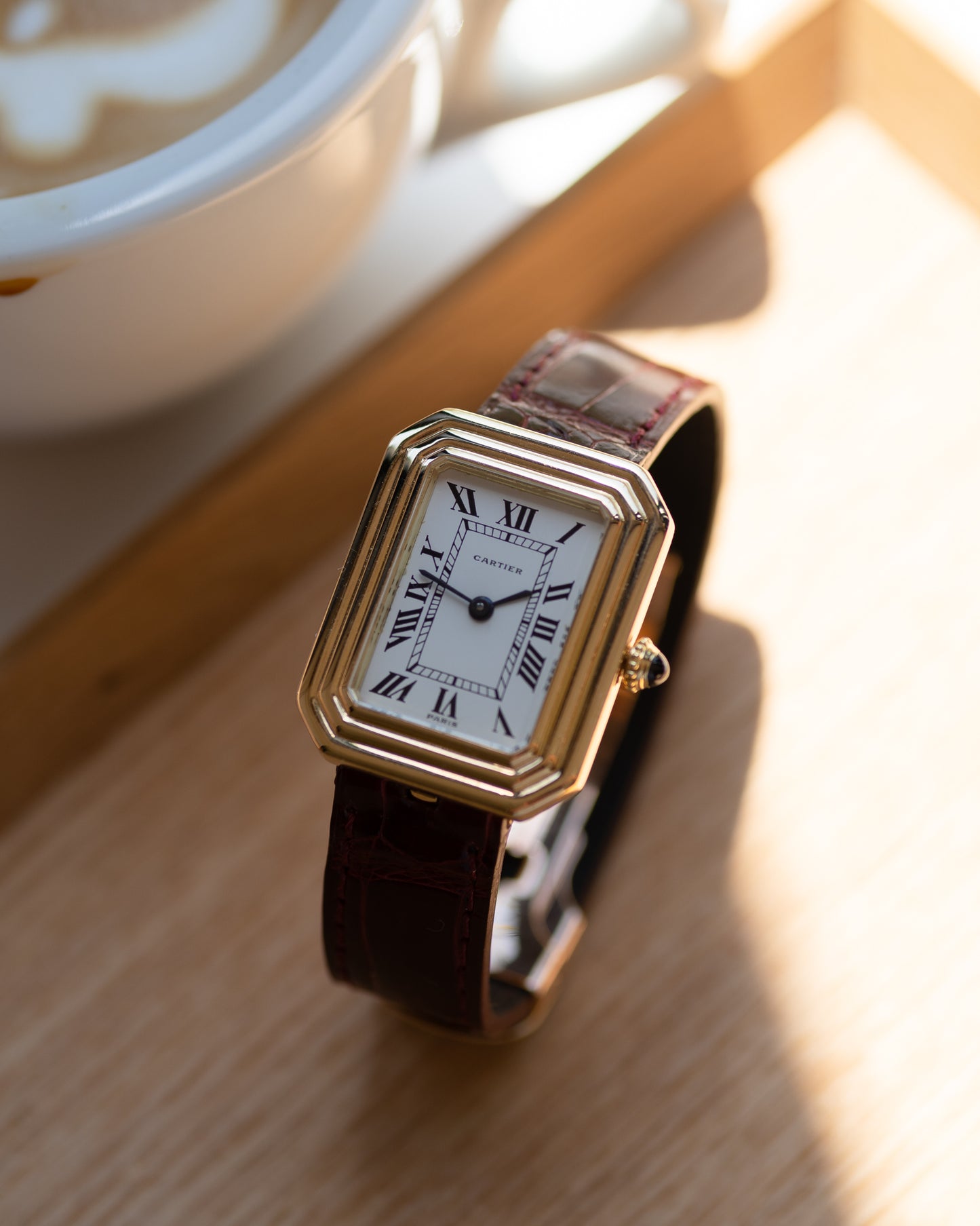 Cartier Cristallor 18k Yellow Gold, Paris Dial - box& guarantee card