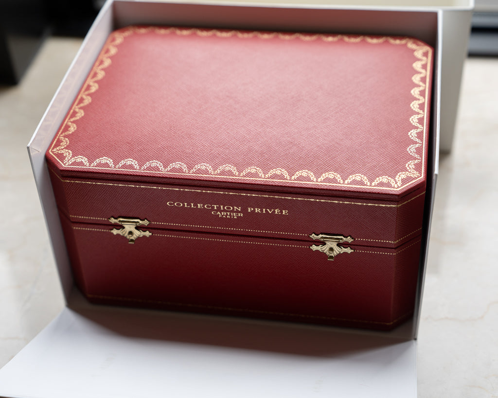 Cartier Tortue LM 2498E Rose Gold CPCP "Collection Prive" box & papers