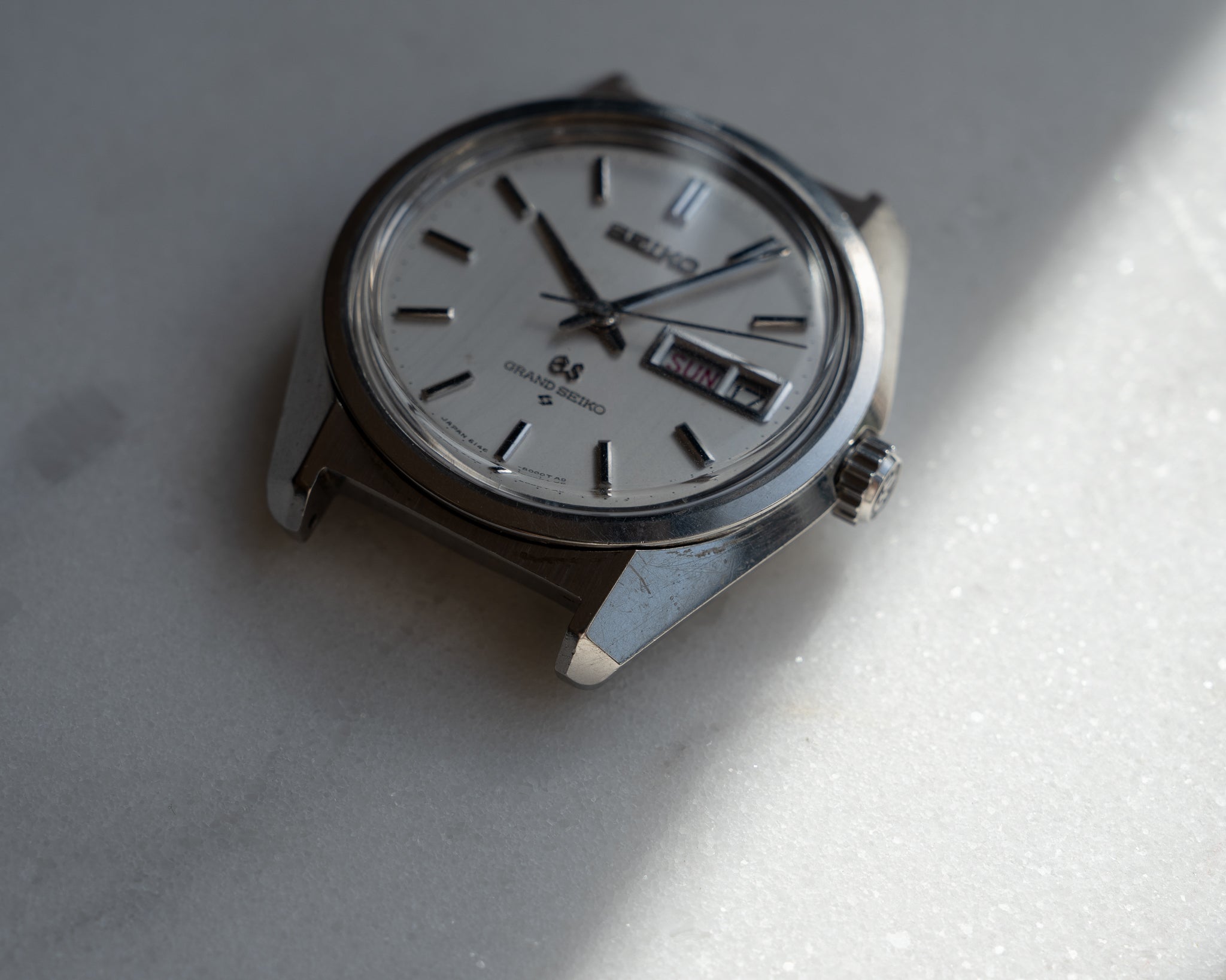 Grand Seiko 6146-8000 in steel February 1968 - Early Dial