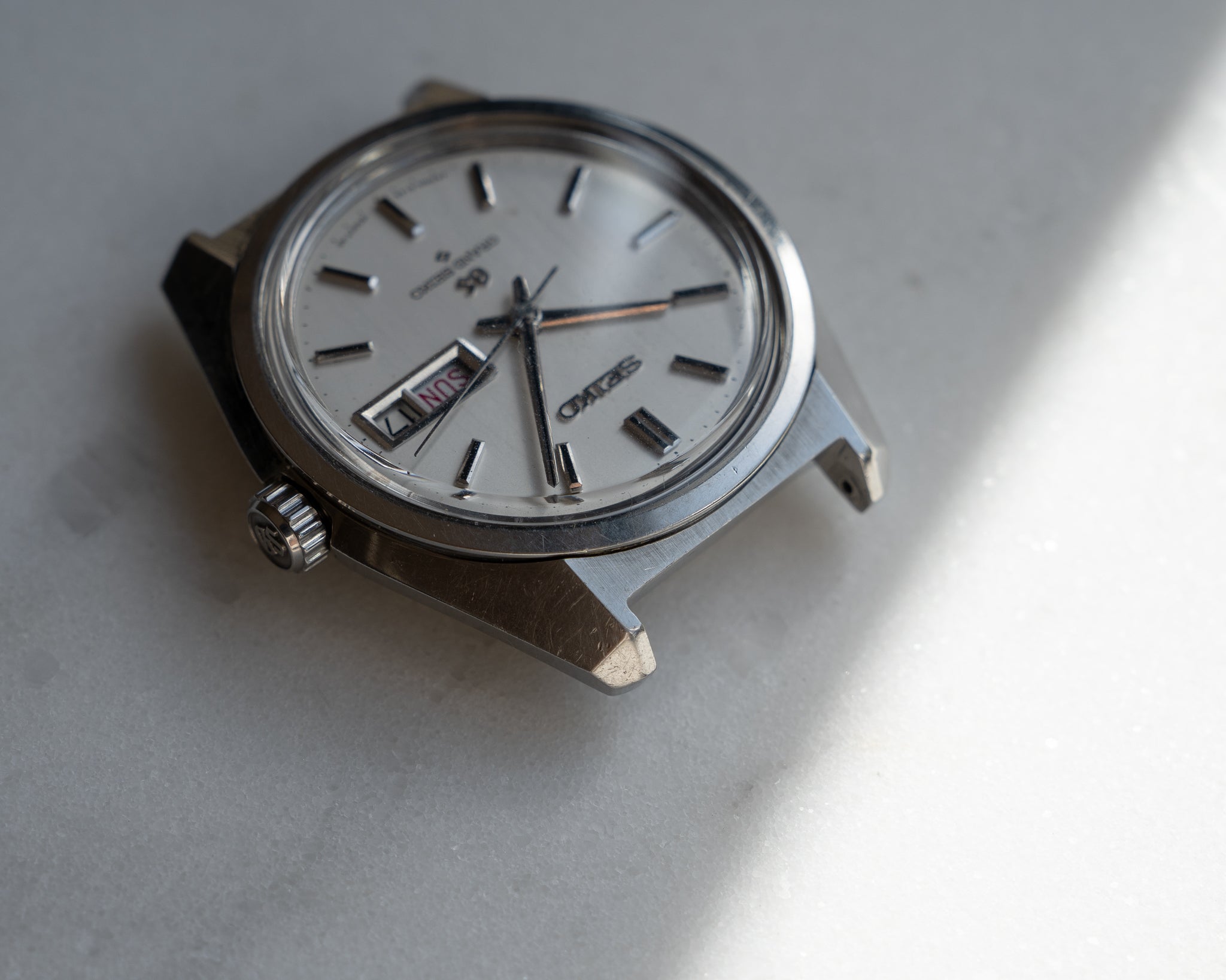 Grand Seiko 6146-8000 in steel February 1968 - Early Dial