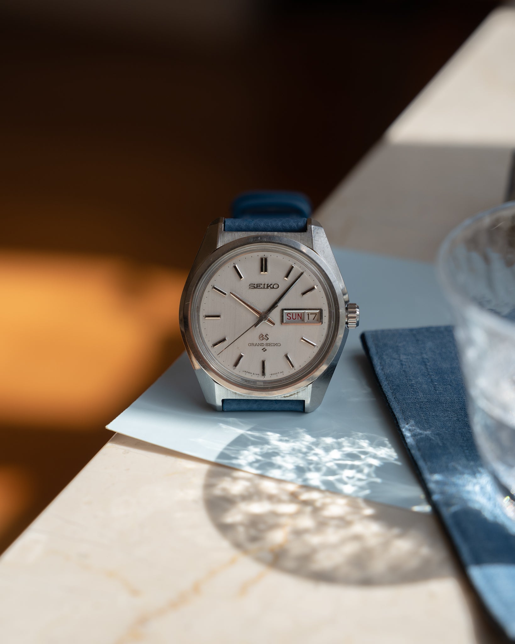 Grand Seiko 6146-8000 in steel February 1968 - Early Dial