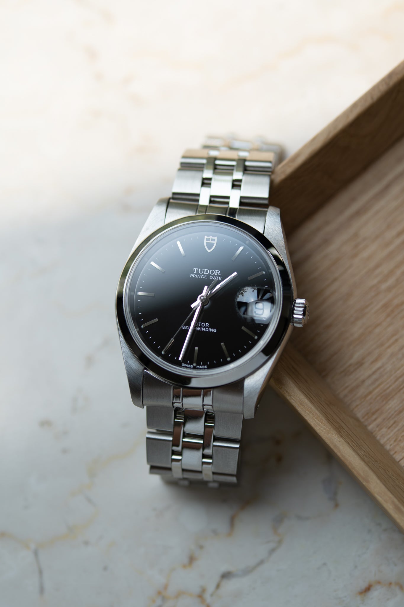 Tudor Prince Date ref 74000N Black Dial from 2001