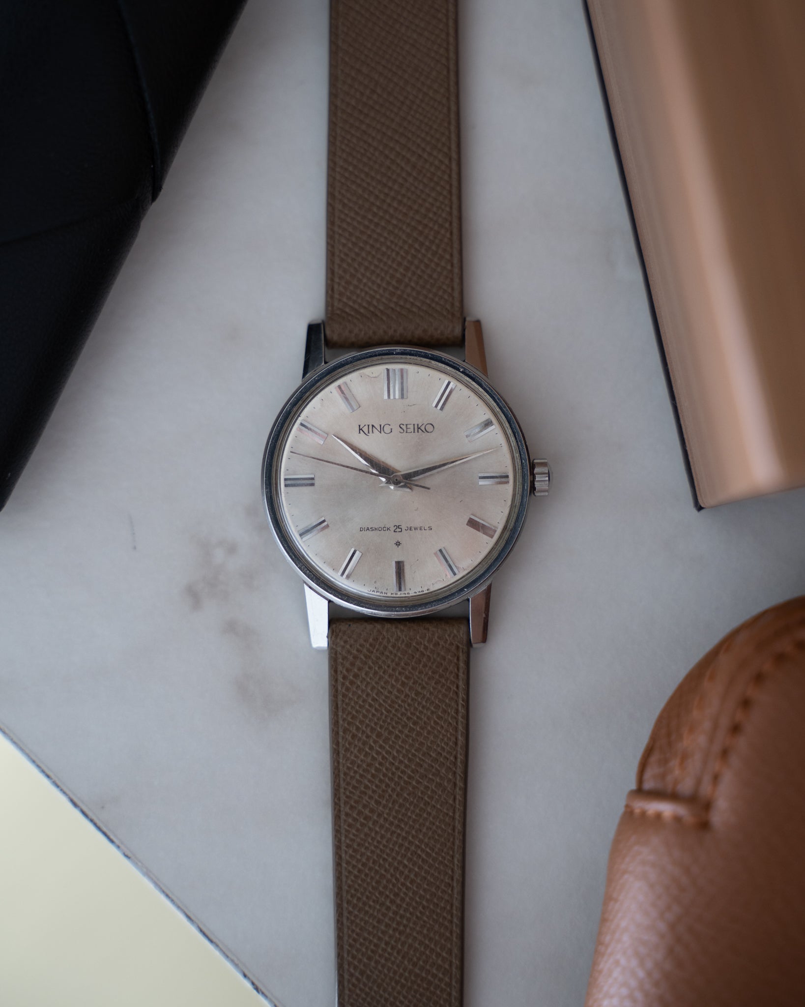 King Seiko 1st Stainless Steel "special dial" type 14 December 1962