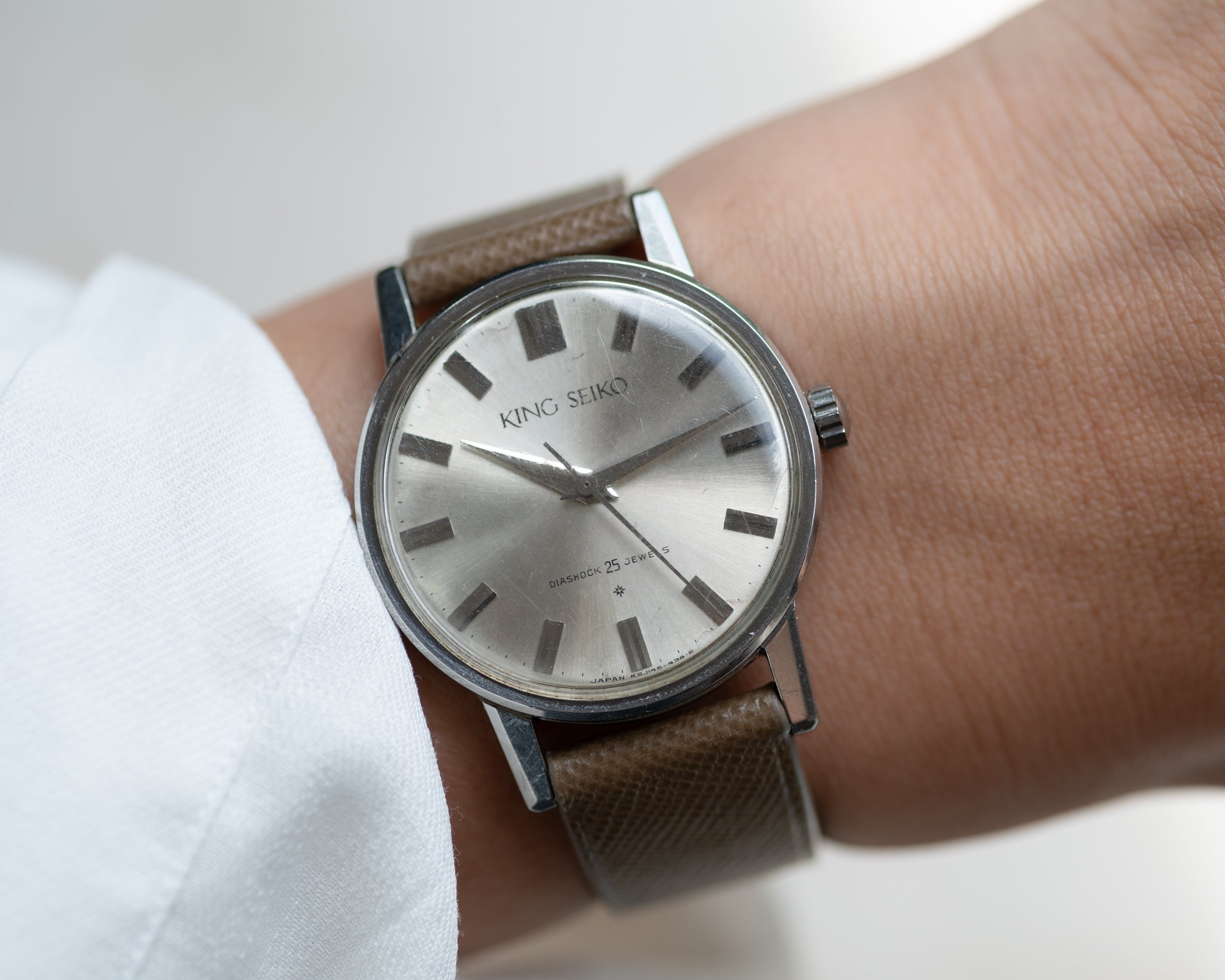 King Seiko 1st Stainless Steel "special dial" type 14 December 1962