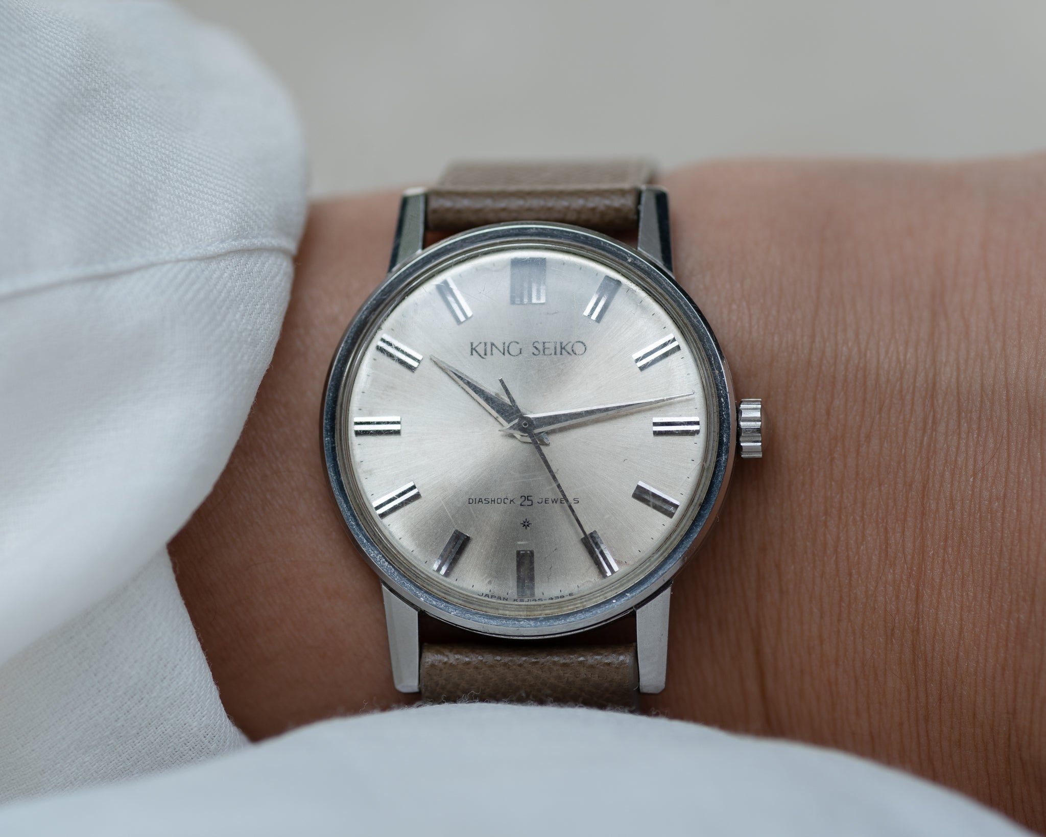 King Seiko 1st Stainless Steel "special dial" type 14 December 1962