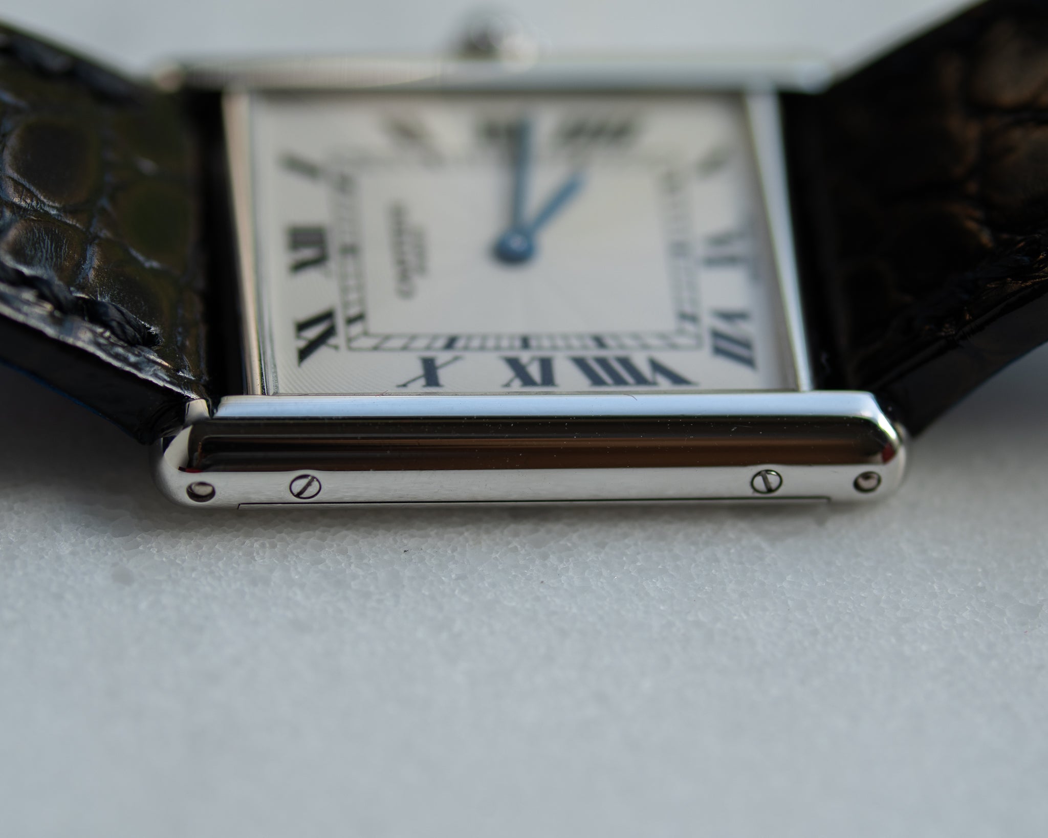 Cartier Tank Louis in platinum from the CPCP collection - full set