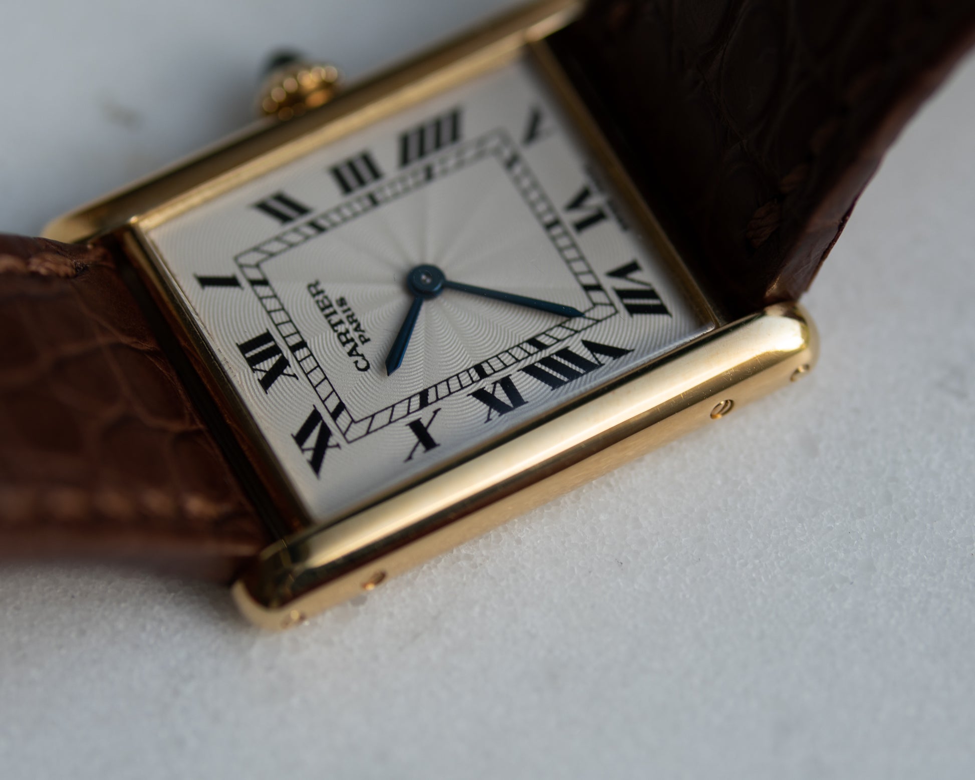 Cartier Tank Louis in yellow gold from the CPCP collection