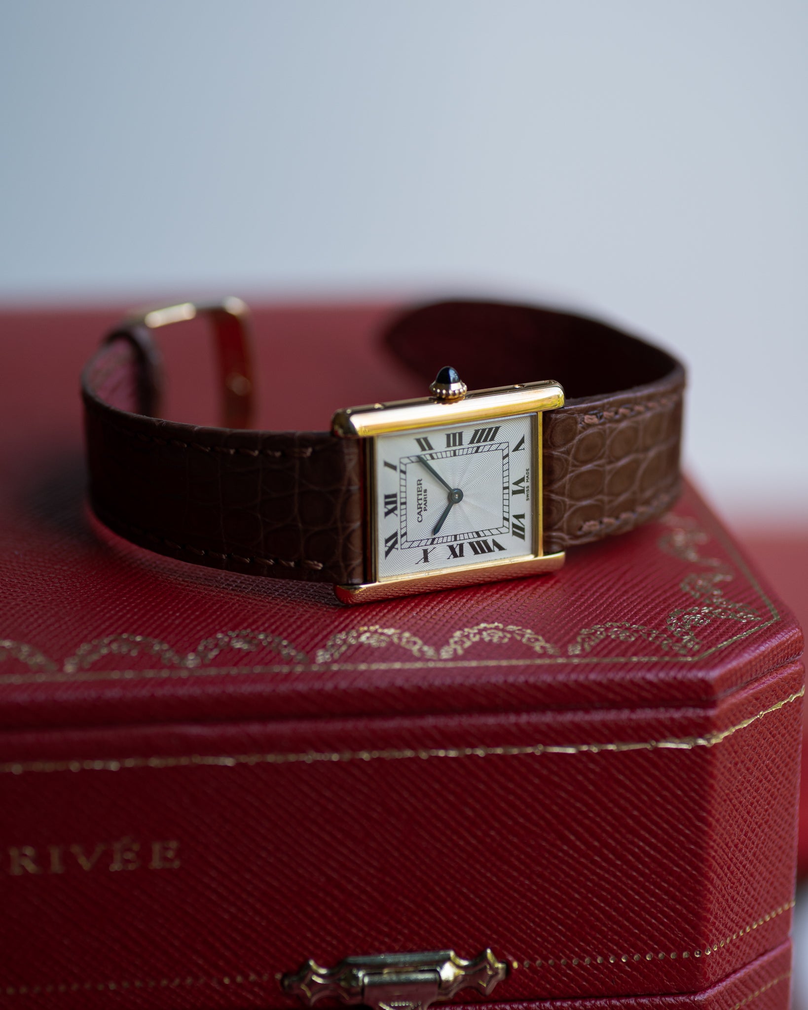 Cartier Tank Louis in yellow gold from the CPCP collection