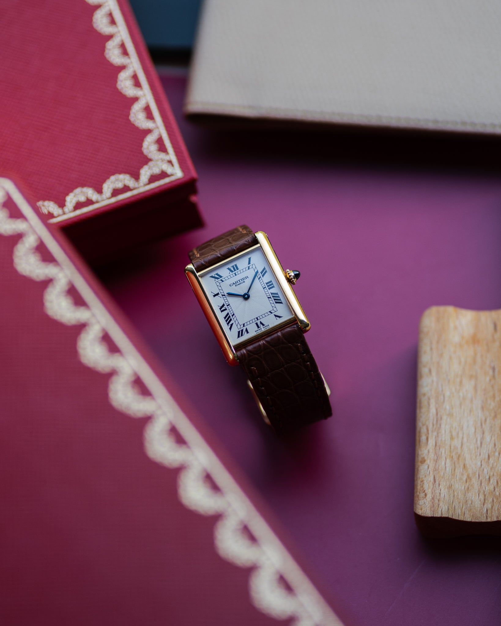 Cartier Tank Louis in yellow gold from the CPCP collection
