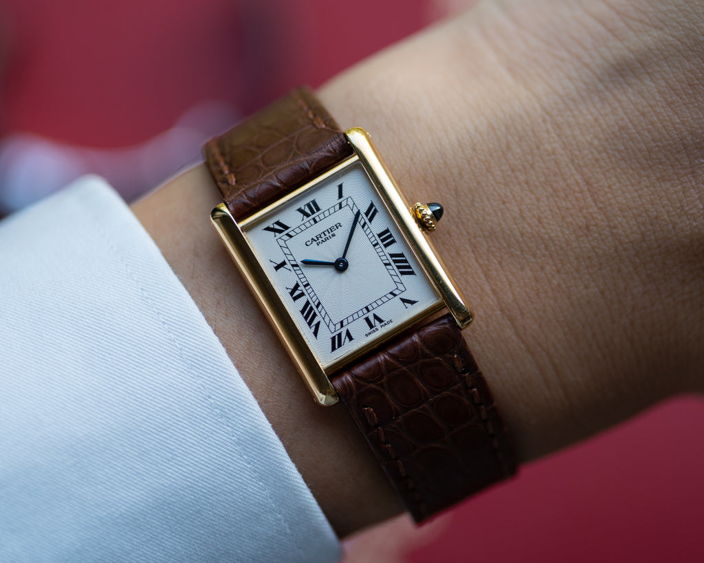 Cartier Tank Louis in yellow gold from the CPCP collection