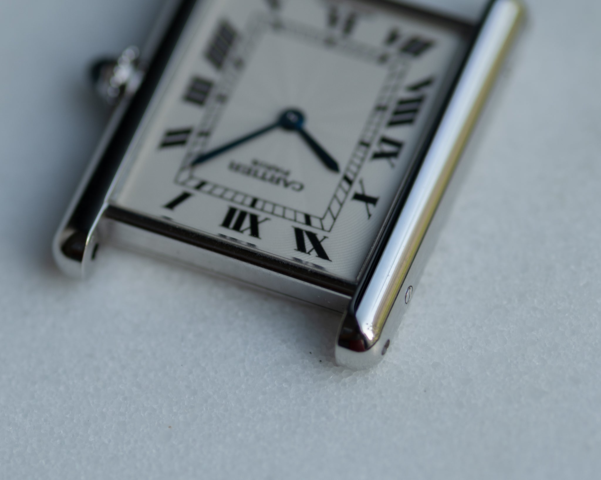 Cartier Tank Louis in platinum from the CPCP collection - full set