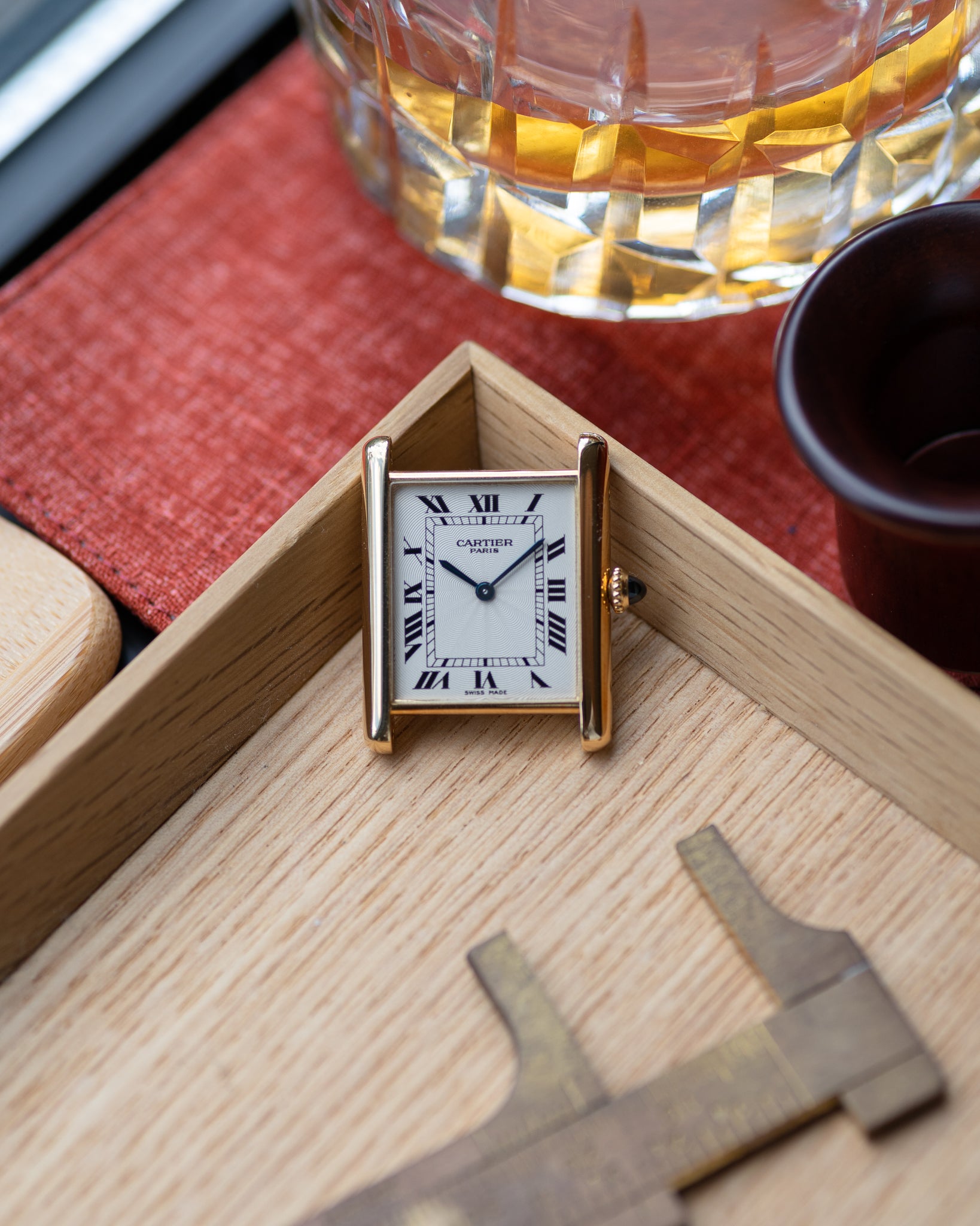 Cartier Tank Louis in yellow gold from the CPCP collection