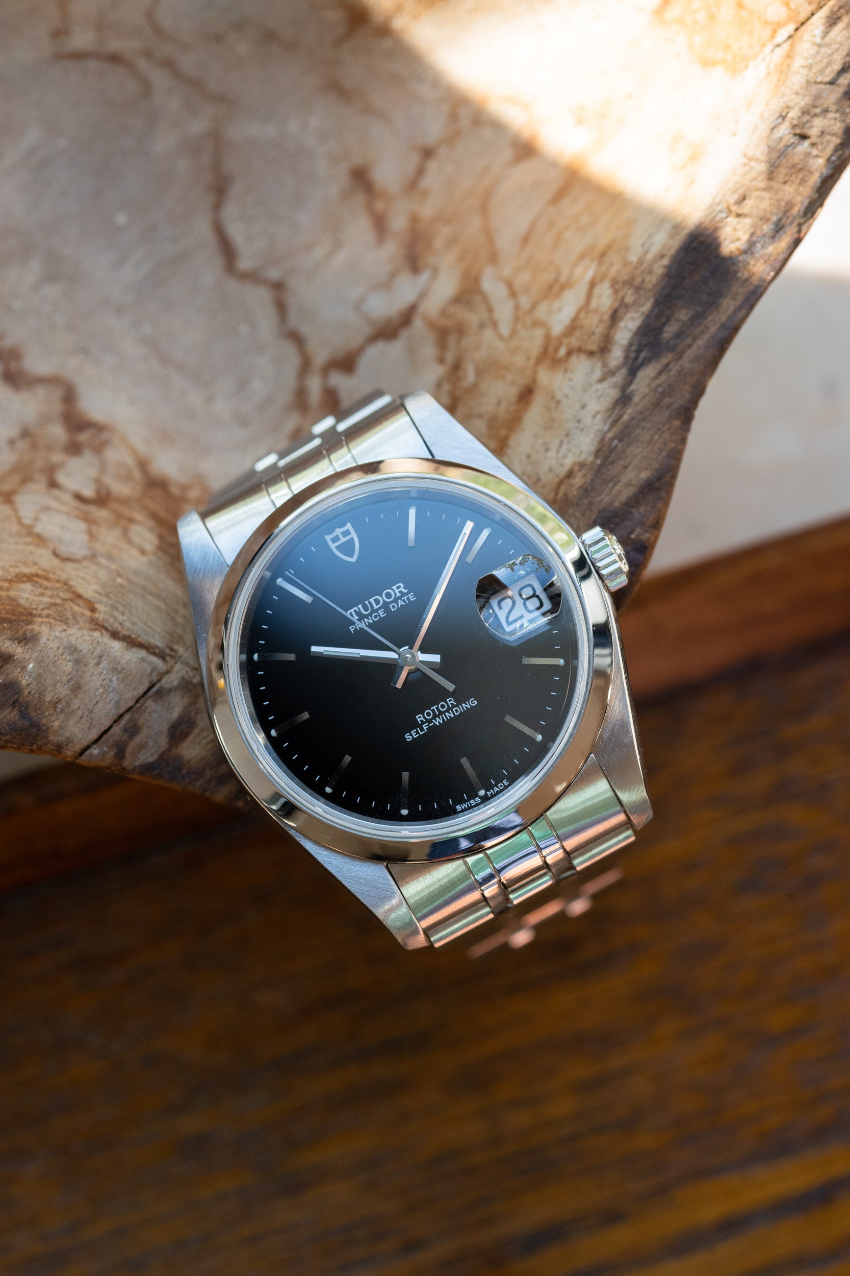 Tudor Prince Date ref 74000N Black Dial from 2001