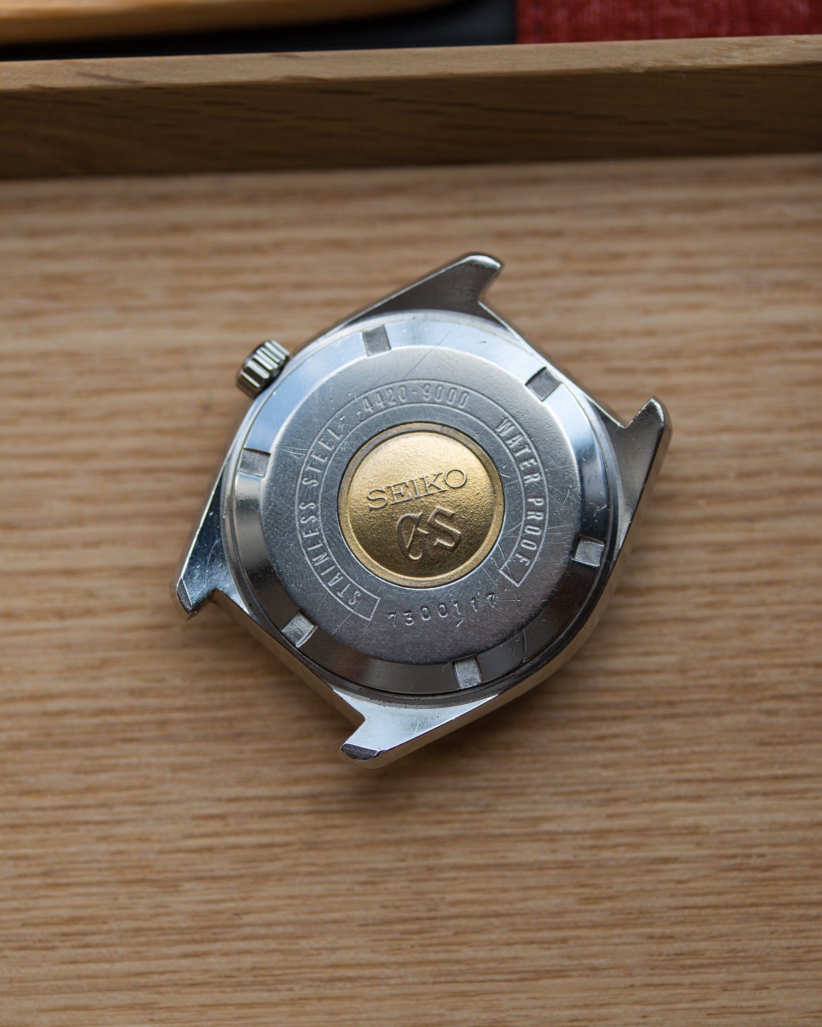 Grand Seiko 4420-9000 early "diashock" dial, March 1967