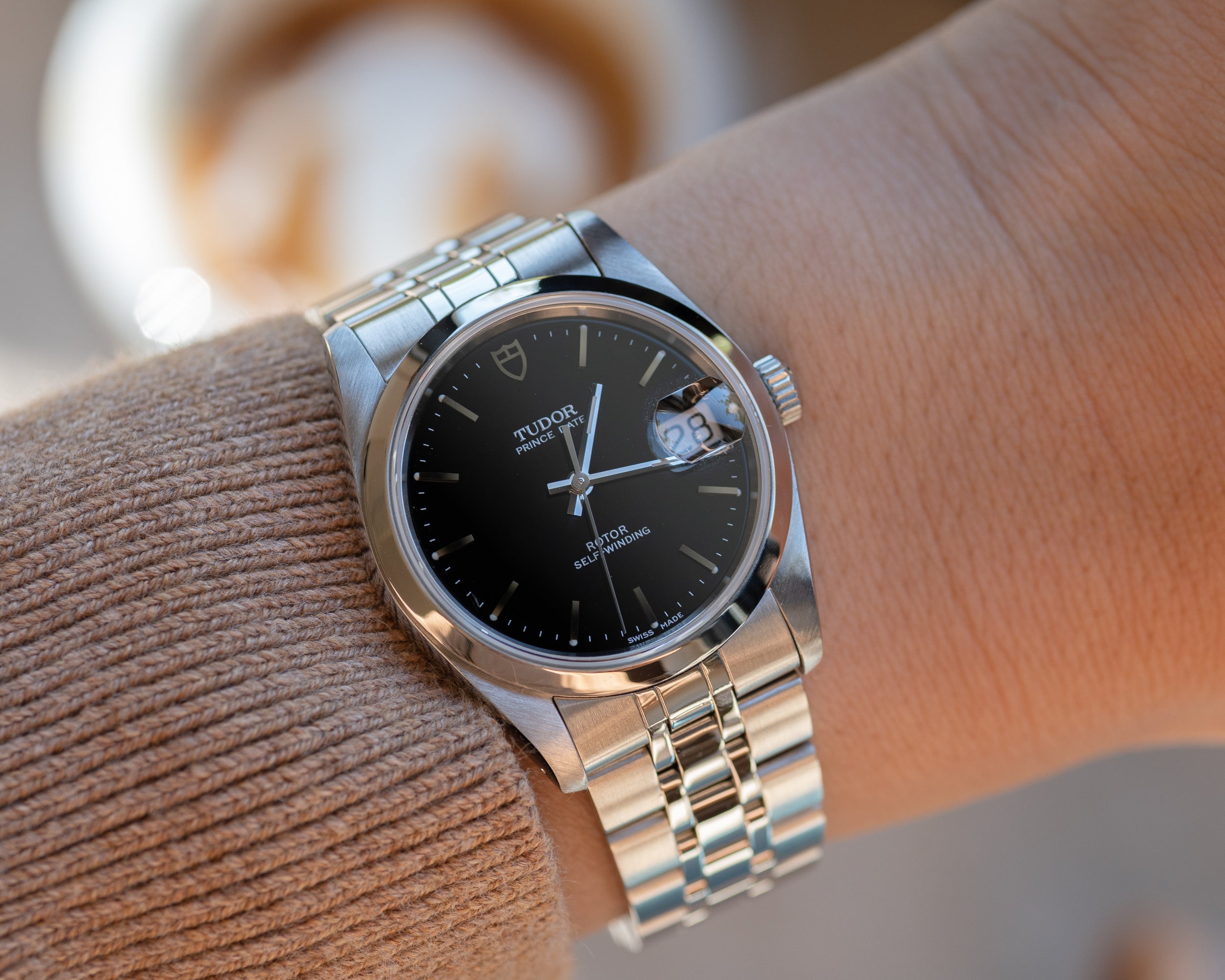 Tudor Prince Date ref 74000N Black Dial from 2001