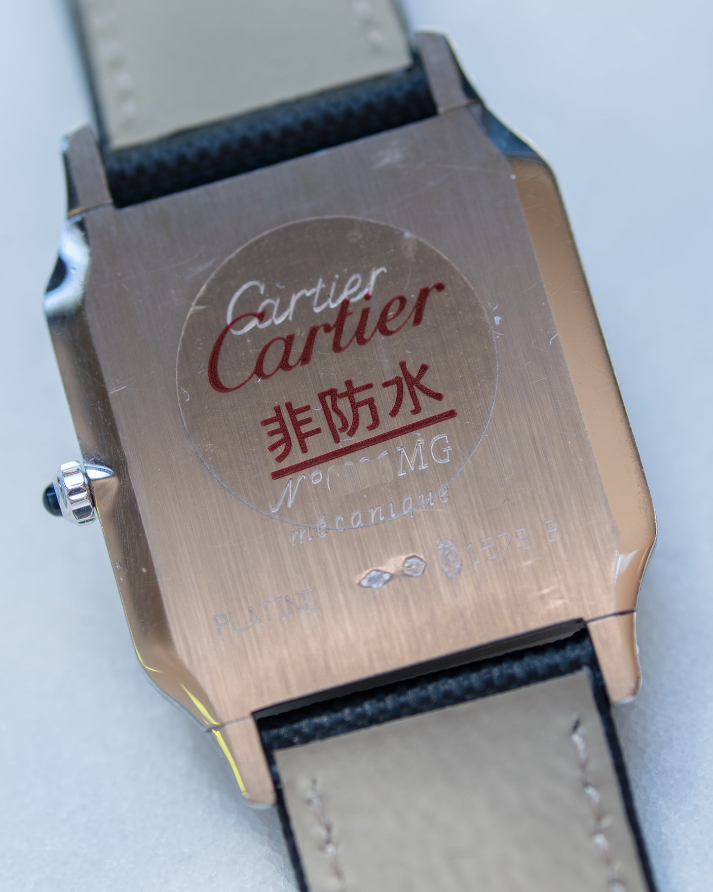 Cartier Santos Dumont Platinum CPCP "Collection Prive", full set