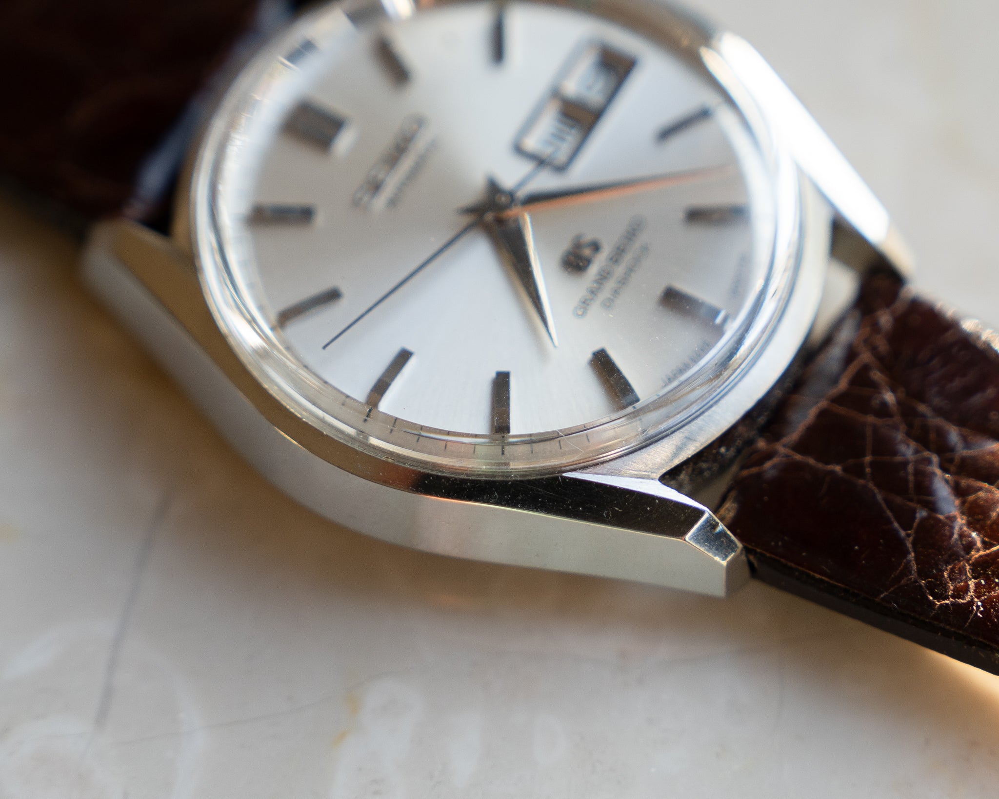 Grand Seiko 6246-9000 stainless steel February 1966 lion medallion