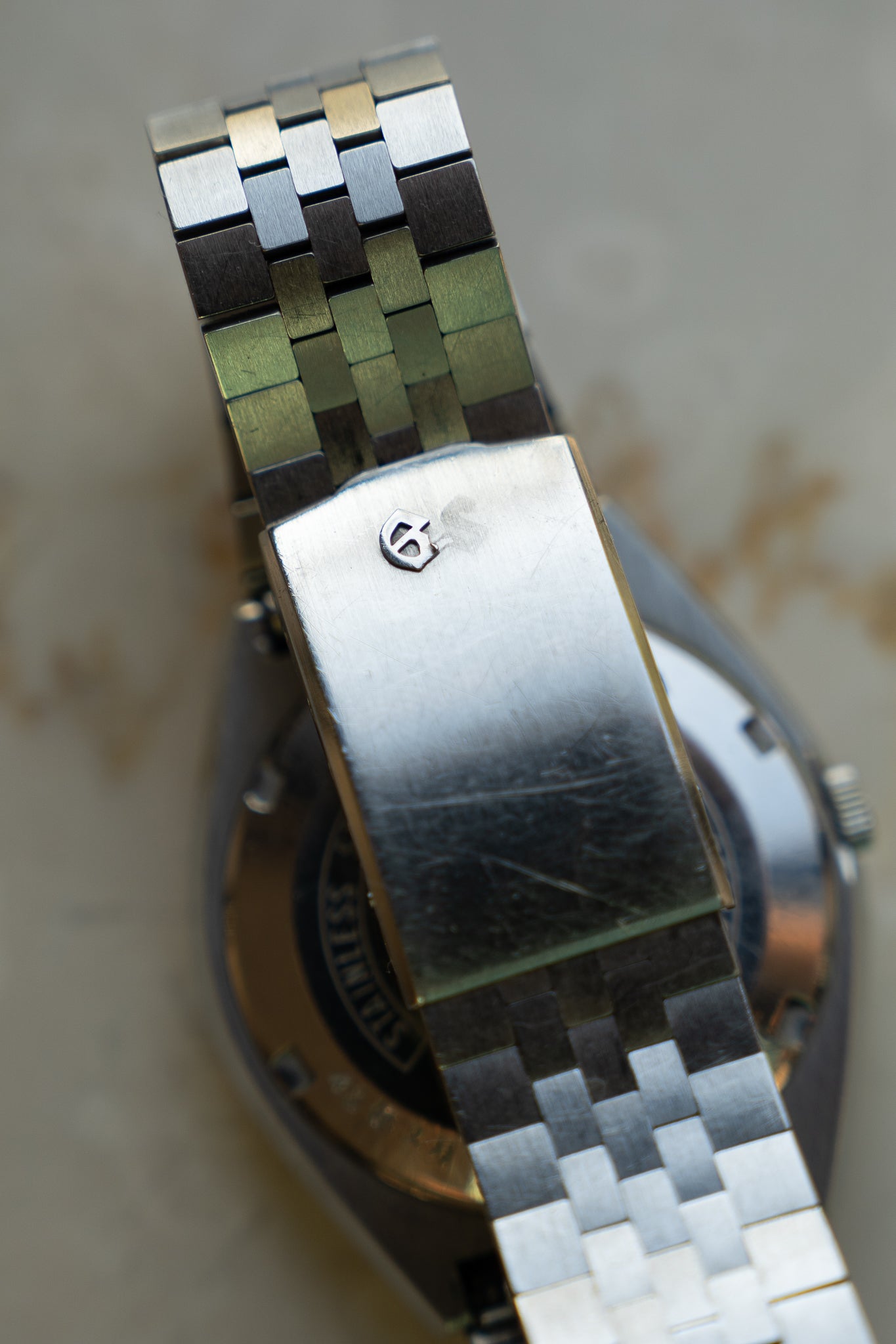 Grand Seiko Heritage 37mm Black Dial Bracelet Watch SBGX261